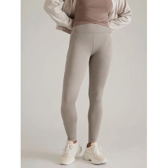 Athleta Women's Small 26" Delancey Skyline Herringbone Tight Gray 824993 $119 - Picture 1 of 8